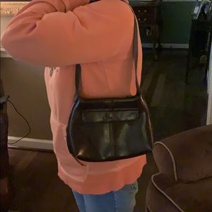 Brown leather purse by Liz Claiborne